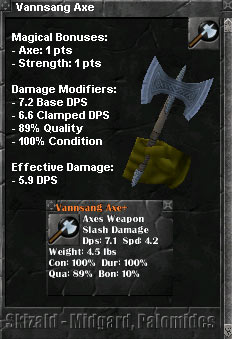 Picture for Vannsang Axe