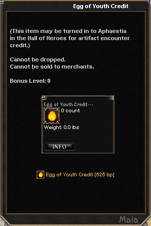 Picture for Egg of Youth Credit