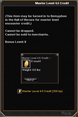 Picture for Master Level 4.5 Credit