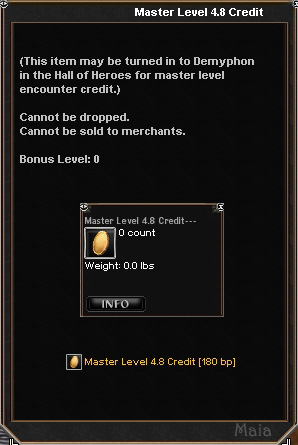 Picture for Master Level 4.8 Credit