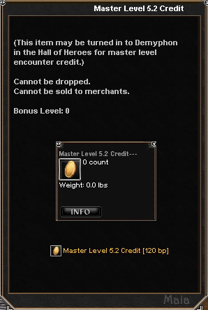 Picture for Master Level 5.2 Credit