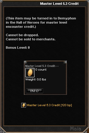 Picture for Master Level 5.3 Credit