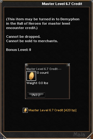 Picture for Master Level 6.7 Credit