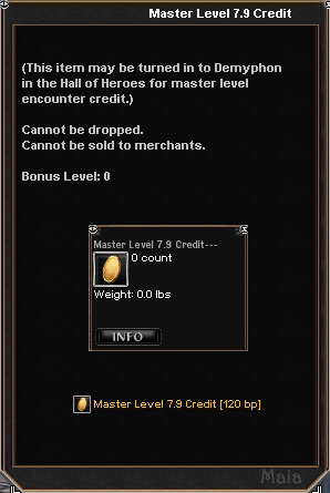 Picture for Master Level 7.9 Credit