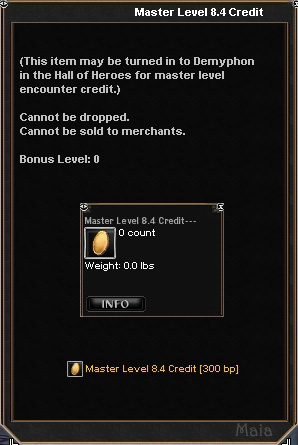 Picture for Master Level 8.4 Credit