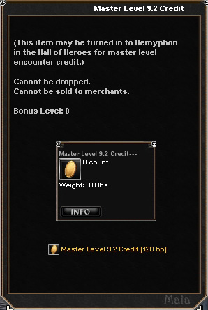 Picture for Master Level 9.2 Credit