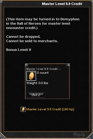 Picture for Master Level 9.9 Credit