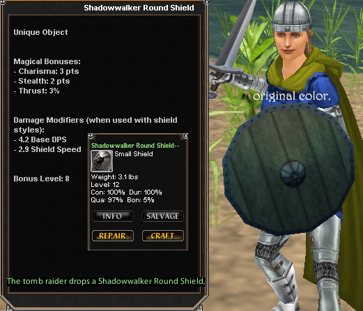 Picture for Shadowwalker Round Shield (u)