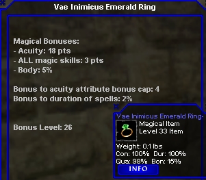 Picture for Vae Inimicus Emerald Ring