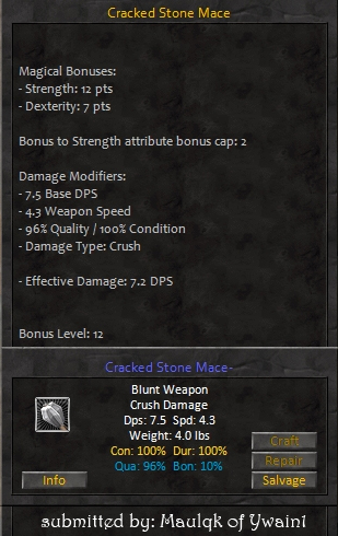 Picture for Cracked Stone Mace