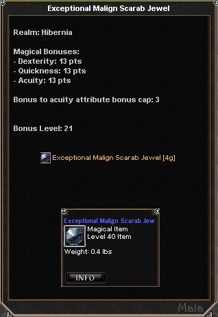Picture for Exceptional Malign Scarab Jewel (Hib)
