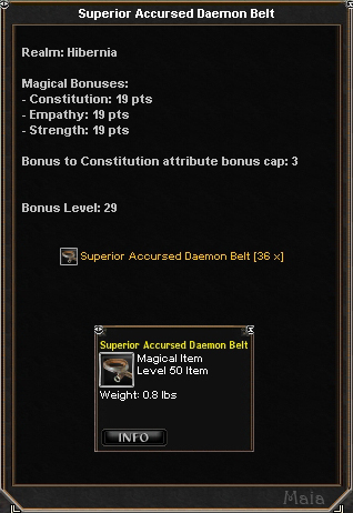 Picture for Superior Accursed Daemon Belt (emp) (Hib)