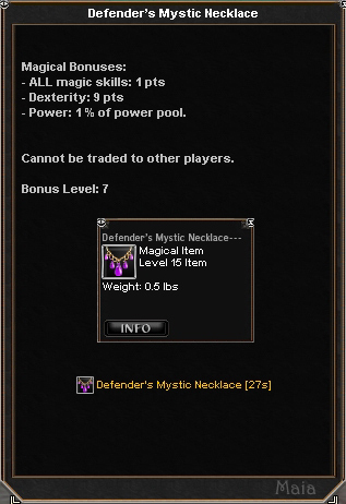 Picture for Defender's Mystic Necklace