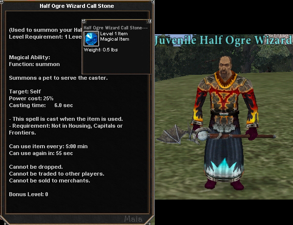 Picture for Half Ogre Wizard Call Stone