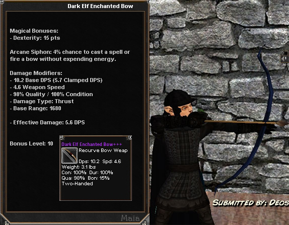 Picture for Dark Elf Enchanted Bow