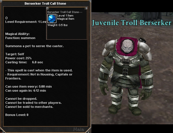 Picture for Berserker Troll Call Stone