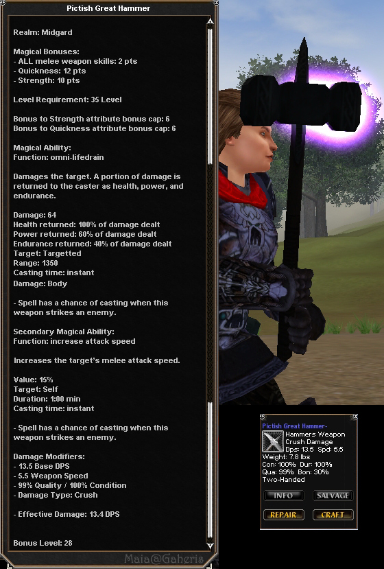 Picture for Pictish Great Hammer (Mid - 13.5 DPS)