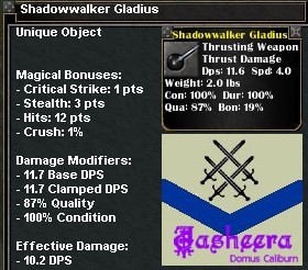 Picture for Shadowwalker Gladius (Alb) (u)