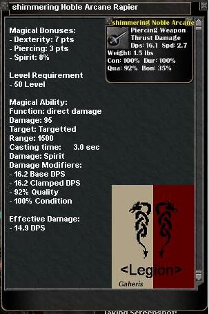 Picture for Shimering Noble Arcane Rapier (nld)