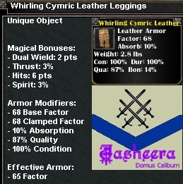 Picture for Whirling Cymric Leather Leggings (Alb) (u)