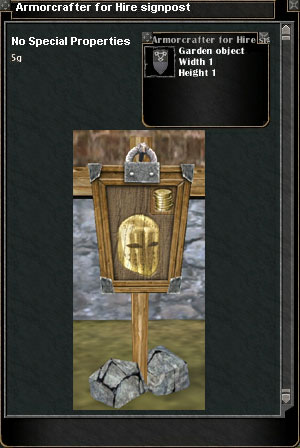 Picture for Armorcrafter for Hire Signpost