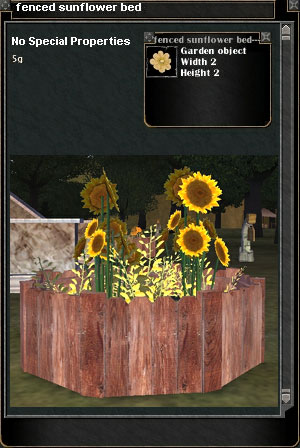 Picture for Fenced Sunflower Bed