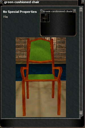 Picture for Green Cushioned Chair