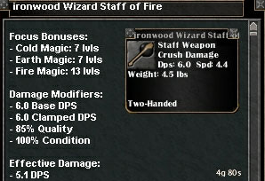 Picture for Ironwood Wizard Staff of Fire