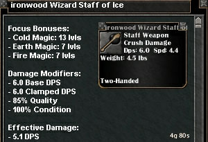 Picture for Ironwood Wizard Staff of Ice