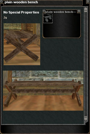 Picture for Plain Wooden Bench