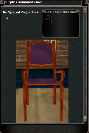 Picture for Purple Cushioned Chair