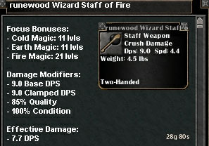 Picture for Runewood Wizard Staff of Fire