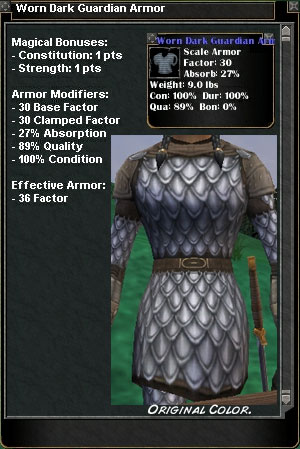 Picture for Worn Dark Guardian Armor