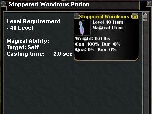 Picture for Stoppered Wondrous Potion