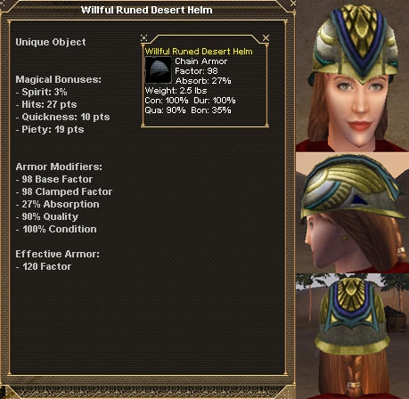 Picture for Willful Runed Desert Helm (Alb) (u)