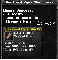 Picture for Hardened Viper Skin Bracer (con/str)