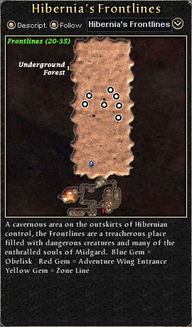 Location of Outcast Green Blud Archer (Hib)