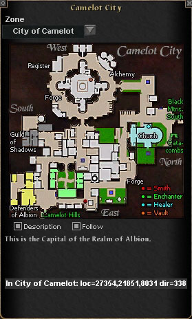 Location of Enchanter Evala