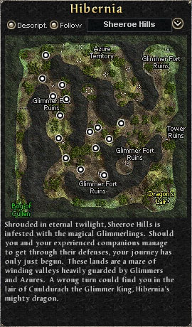 Location of Glimmer Ardent