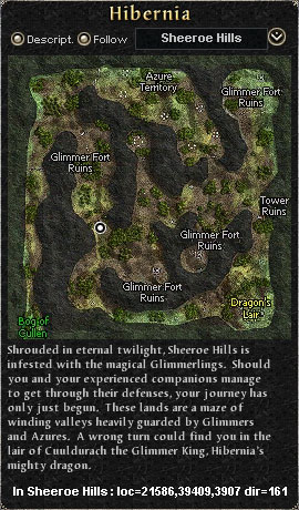 Location of Glimmer Meldun