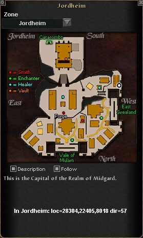 Location of Royal Stable Master (Mid)