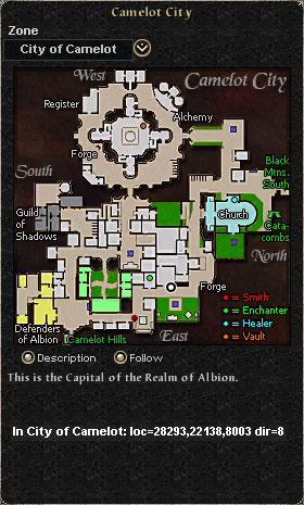 Location of Albion Sergeant