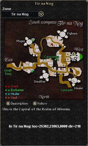 Location of Hibernia Commander
