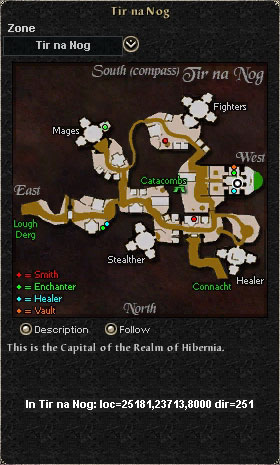 Location of Hibernia Lieutenant