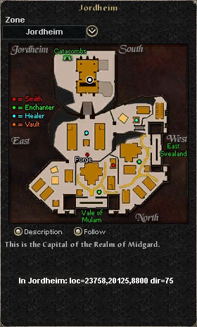 Location of Midgard Lieutenant