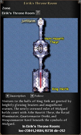 Location of Royal Treasury Clerk (Mid)