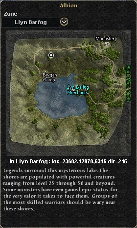Location of King of the Barfog Hills