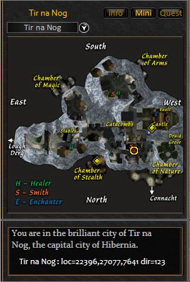 Location of Guardian Caoimhe