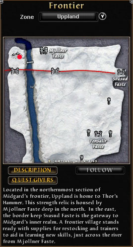 Location of Dread Commander