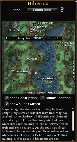 Location of Mag Mell Druid